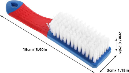 2pcs Soft Shoe Cleaning Brushes for Laundry, Fabric and Carpet Scrubber, Gentle Stain Remover Brushes for Sneakers and Clothes, Household Shoe Care Accessories