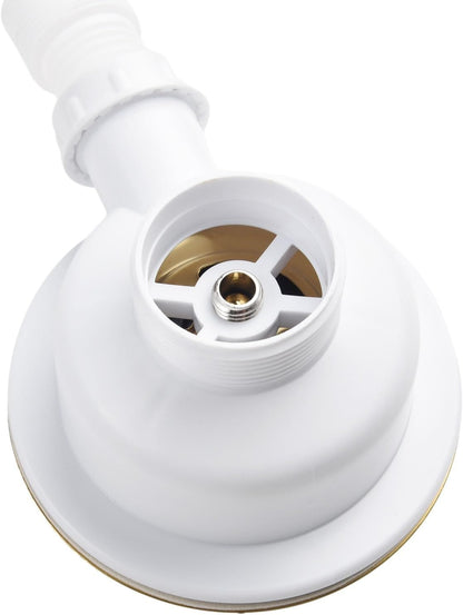 114MM Sink Strainer Stainless Steel Drain Basket with Overflow Prevention for Sink Holes 86 to 95MM