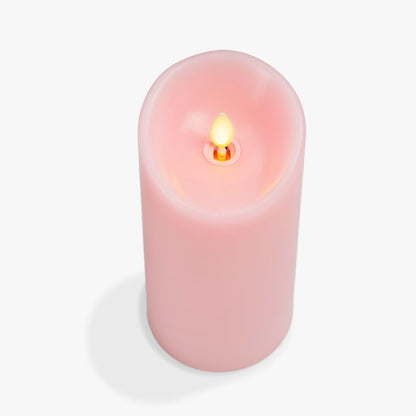Luminara Flameless LED Battery Operated Ivory Pillar Candle, Flickering Realistic Moving Flame, 3" x 4.5" Luminous Real Wax Indoor Home Decor Pack of 1