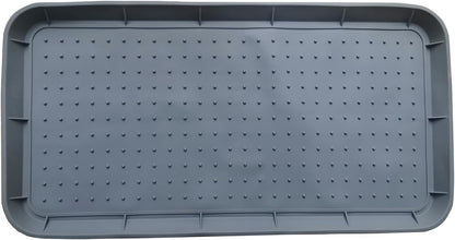 Rubber Boot Tray for Entryway,Boot Mat,Shoe Tray,Shoe Mat for Indoor and Outdoor Use (Soft Silicone Rubber, 29.5X14.9 inch)
