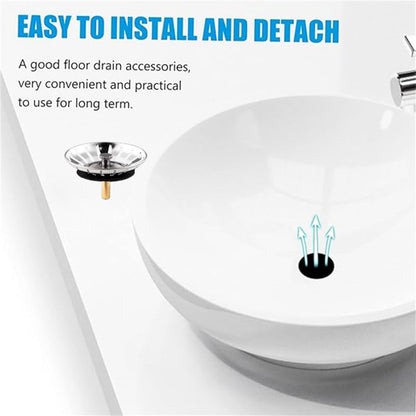 Kitchen Sink Basket Strainer Replacement for US Standard Drains (3.15 Inch), Premium 304 Stainless Steel Body ，1 Pack