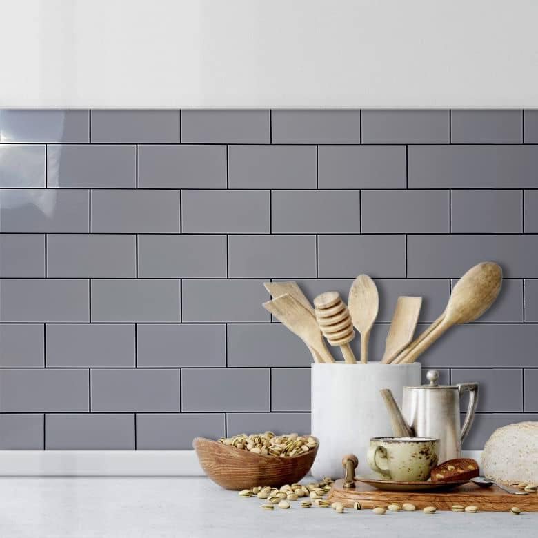 AULIGET 100 Piece Rust Slate Peel and Stick Backsplash Wall Tiles, 3" x 6" PVC Faux Stone Stick on Tiles for Backsplash Kitchen, Bathroom, Laundry Room, Camper, Fireplace