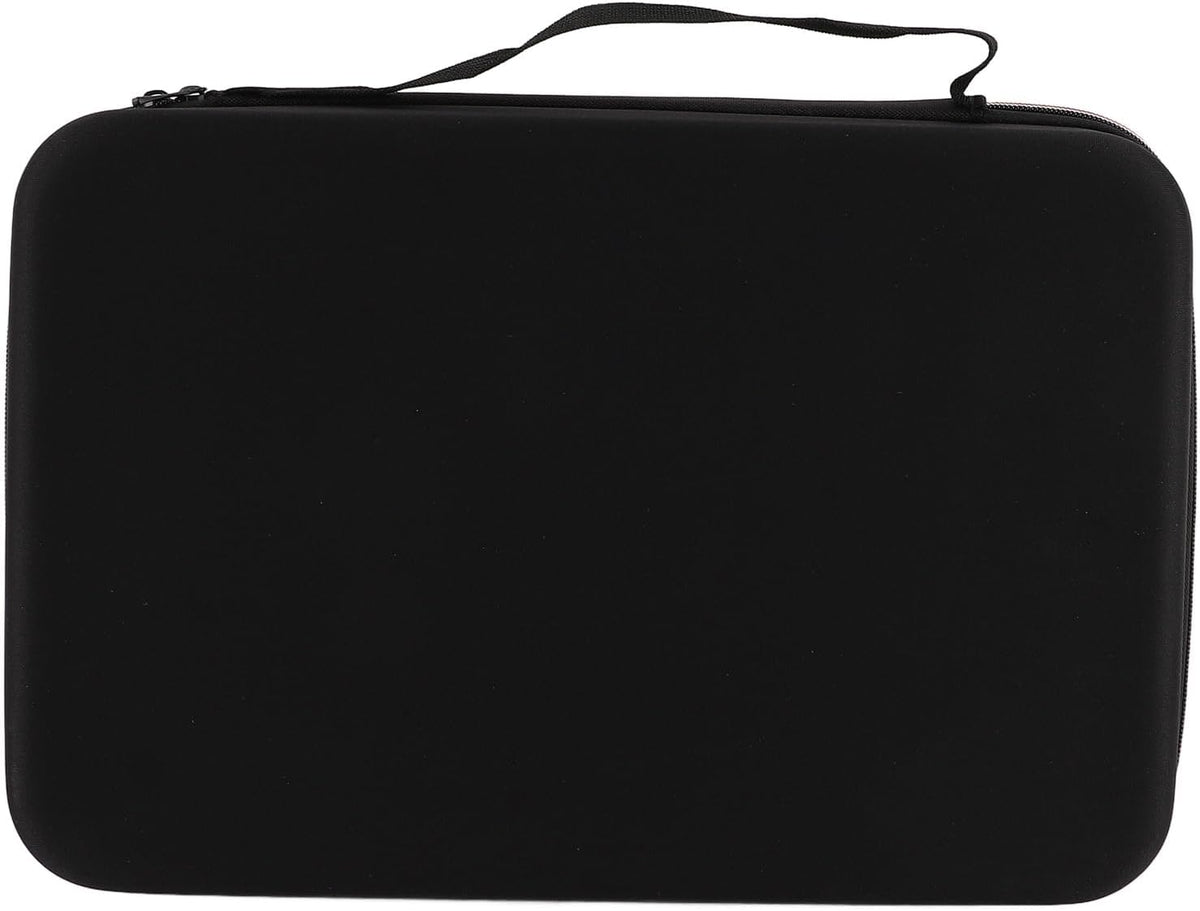 Large Capacity Waterproof Battery Organizer Case for AA AAA C D 9V Lithium Batteries and Tester Material EVA Grey 41x27x9cm