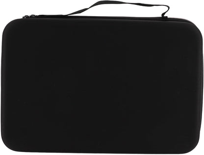 Large Capacity Waterproof Battery Organizer Case for AA AAA C D 9V Lithium Batteries and Tester Material EVA Grey 41x27x9cm