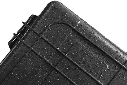 8" Small Hard Case with Pluck Foam Insert, 8.6 x 4.9 x 1.9 Inch - Protective Waterproof Plastic Tiny Box for Storage Medical item, Micro Tools - Lockable, Portable for Travel