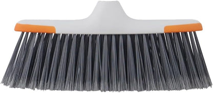 Superio Grey Broom, Heavy-Duty Indoor & Outdoor Broom with 48-Inch Handle, Multi-Surface Floor Cleaning for Home, Kitchen, Garage & Office