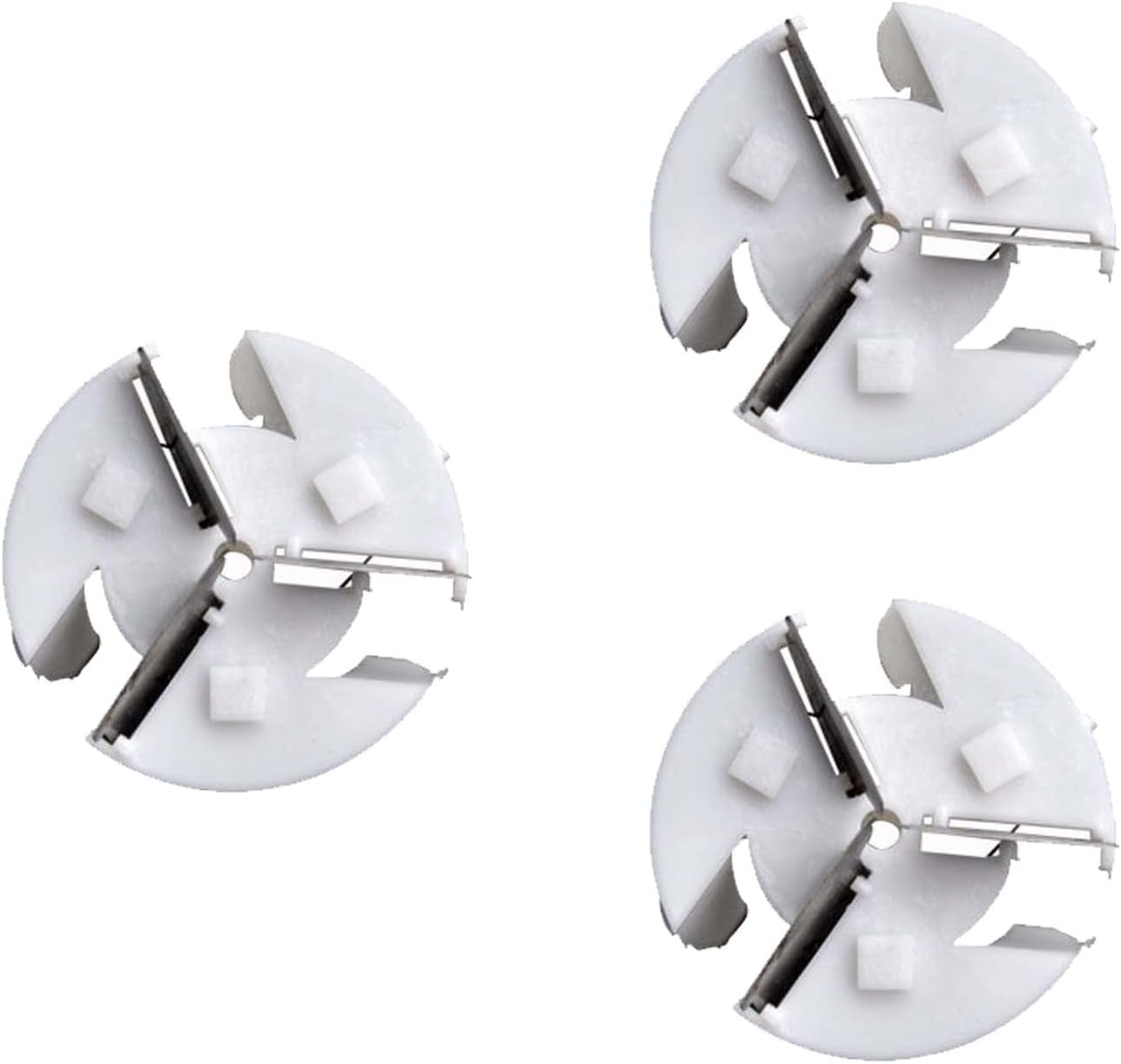 3 Pcs Fabric Shaver Blades Sharp Fabric Shaver Replacement Blade Compatible Quick Lint Removal Hair Ball Trimmer Blades for Remove Clothes Fabric Fluff