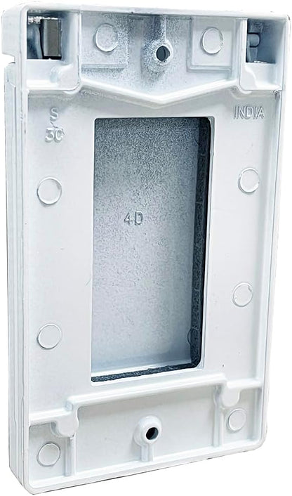 Sigma 14248WH Weatherproof 1-Gang Vertical GFCI Receptacle Cover, WH