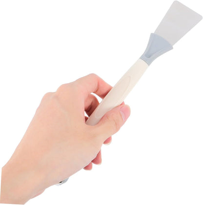 Scrubber Brush Cleaning Tool with Wire Bristles and Scraper for Gas Stove Range Hood and Cooktop Ergonomic Handle for Comfortable Grip and Deep Grease Removal