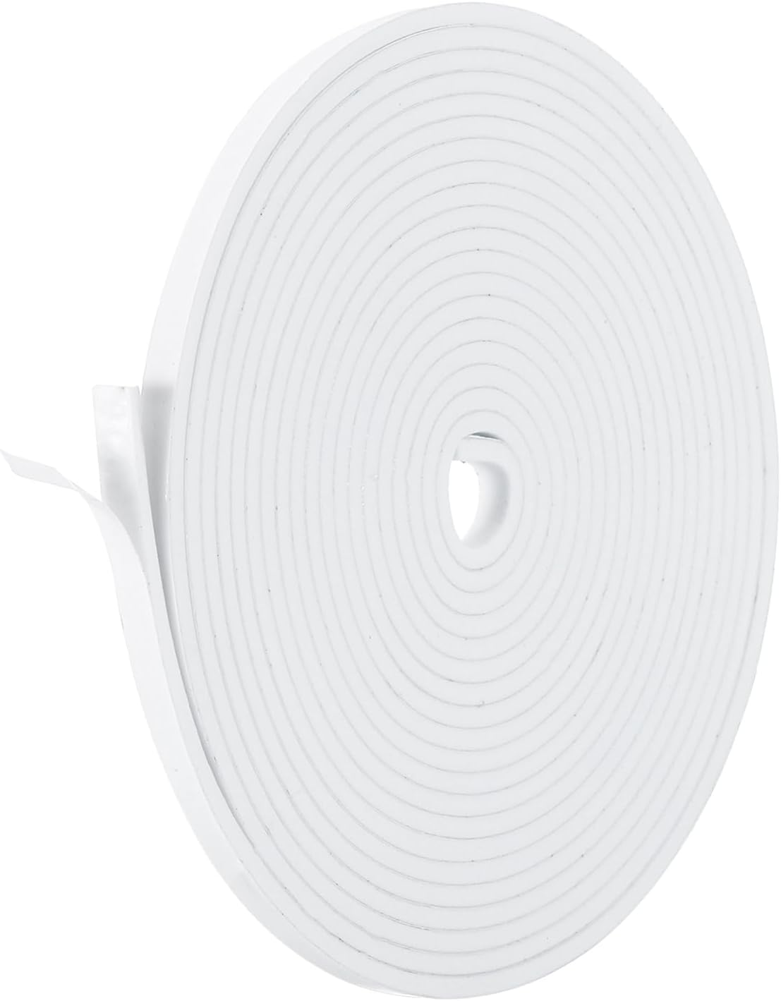 PATIKIL Weather Stripping Door Seal Strip, 3/8 Inch x 1/4 Inch x 32 Ft Self Adhesive Soundproof High Density Foam Tape Insulation for Door Window Air Conditioning, White - Colors A