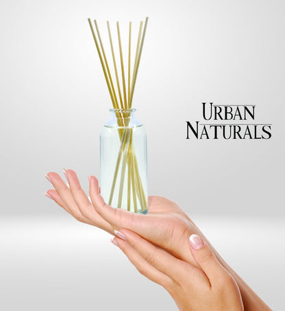 Urban Naturals Smoked Vanilla Reed Diffuser Set with Vanilla Bean, Sandalwood & Leather | Made in the USA - Colors A