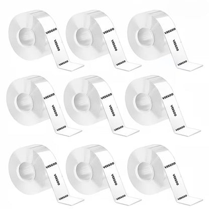 Transparent Super Strong Double-Sided Tape - Nano Adhesive, Removable and Washable, Suitable for Heavy-Duty Home Renovation, Walls, Carpets, Cards, Posters, Photos(9)