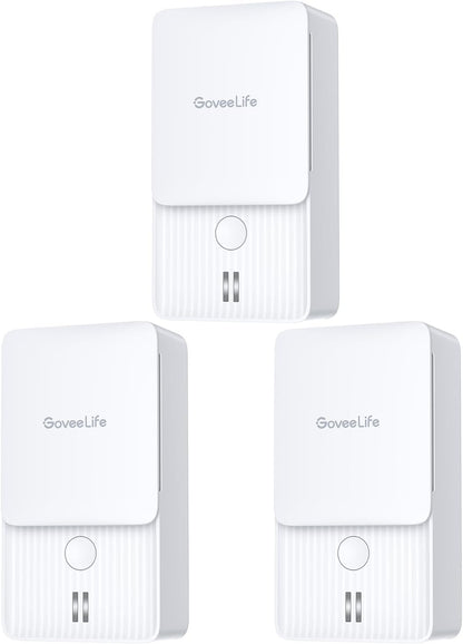 GoveeLife Water Leak Detectors 5 Pack, 100dB Adjustable Audio Alarm and Leak and Drip Alerts, Detector for Home, Bedrooms, Basement, Warehouse, Cabin/RV