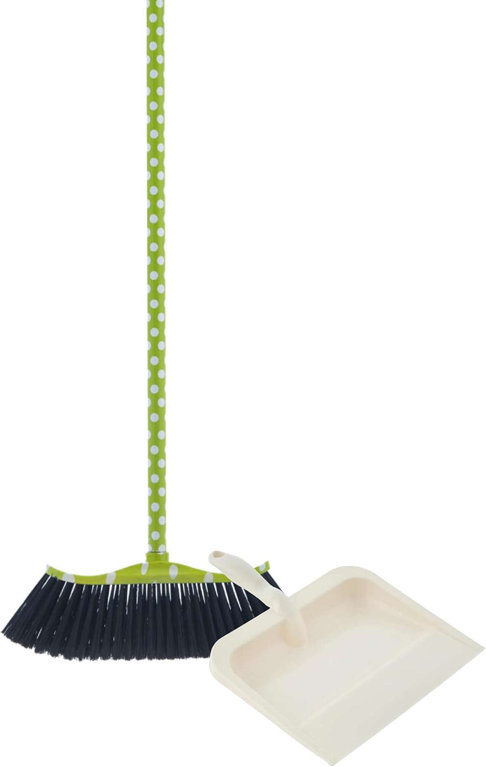 Superio Grey Broom, Heavy-Duty Indoor & Outdoor Broom with 48-Inch Handle, Multi-Surface Floor Cleaning for Home, Kitchen, Garage & Office
