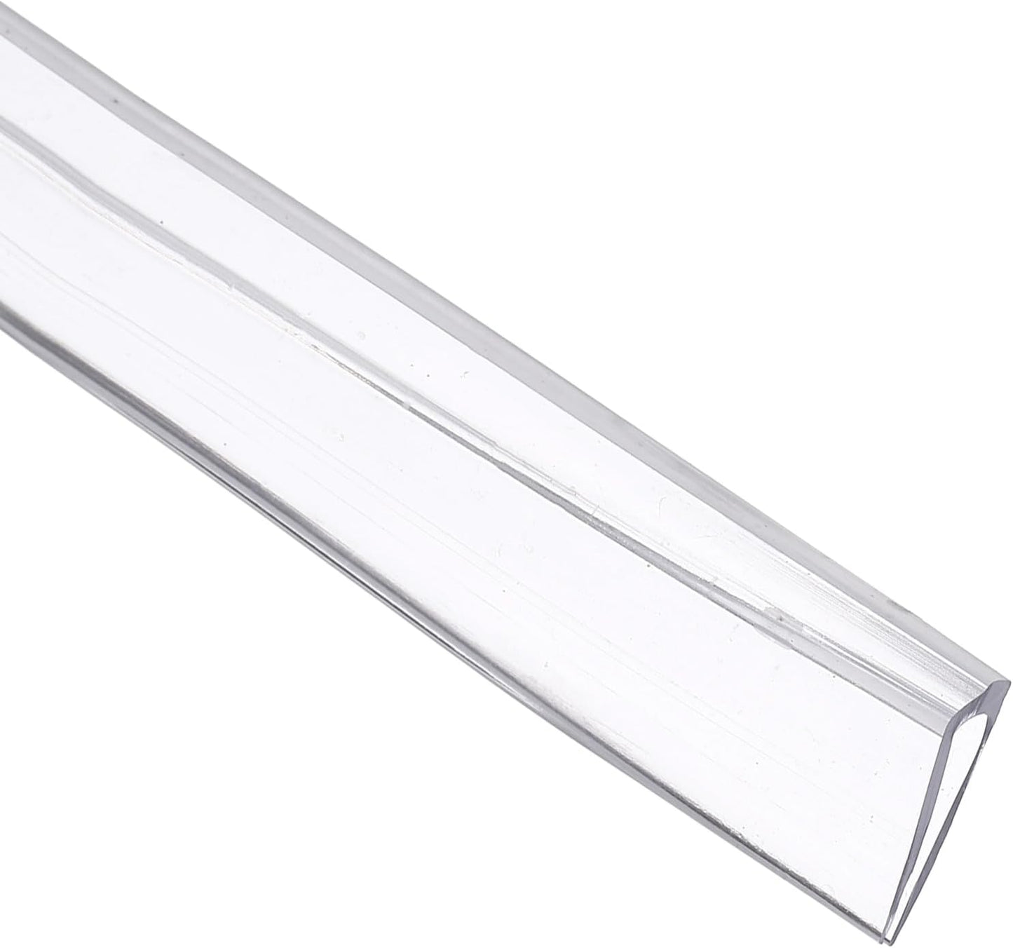 uxcell Clear Edge Trim, 13.1Ft Silicone U Channel Edge Protector, Edges Guards Fits 1/32"-3/32" for Car Doors Sheet Metal Parts (3/16" W x 3/8" H)