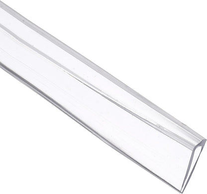 uxcell Clear Edge Trim, 13.1Ft Silicone U Channel Edge Protector, Edges Guards Fits 1/32"-3/32" for Car Doors Sheet Metal Parts (3/16" W x 3/8" H)