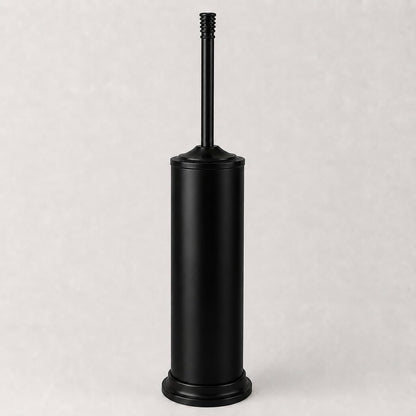 Nickel Toilet Brush and Holder Set，Extra Long Handled Toilet Bowl Brush and Holder，Stainless Steel Heavy Duty Toilet Brush for Bathroom,Deep Cleaning Modern Toilet Cleaner Slip Base