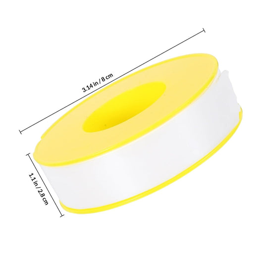 ibasenice PTFE Thread Seal Tape 1 Roll Waterproof Plumbing Tape for Pipes and Tanks Easy to Install for Household and Industrial Use