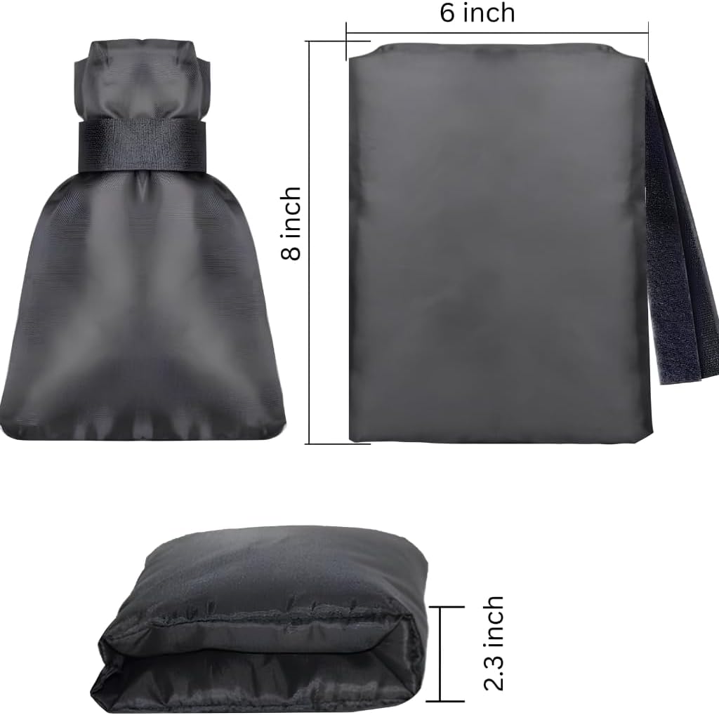 4 Packs Garden Faucet Cover Outdoor Thicken 8"H x 6"W Waterproof for Winter Freeze Protection, Reusable Faucet Constructed of 3 Layers Insulated Cover, Outside Garden Faucet Socks.