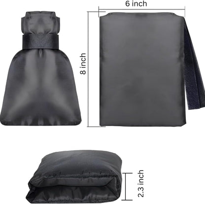 4 Packs Garden Faucet Cover Outdoor Thicken 8"H x 6"W Waterproof for Winter Freeze Protection, Reusable Faucet Constructed of 3 Layers Insulated Cover, Outside Garden Faucet Socks.