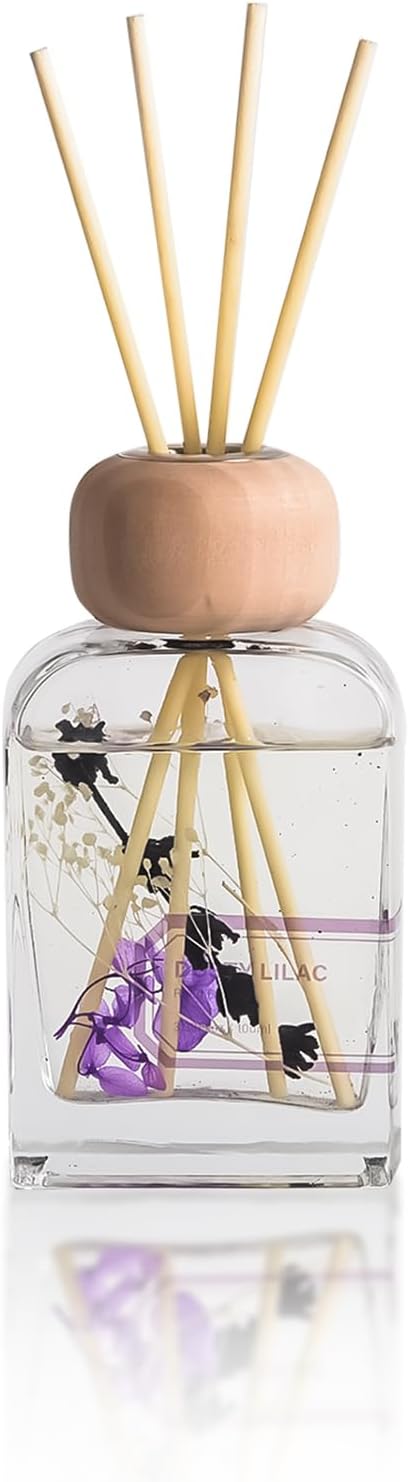 Reed Diffuser Set Gardenia Floral, 3.4 fl oz - Elegant Home Fragrance with Sticks - Long-Lasting Scented Oil Reed Diffuser for Bedroom, Bathroom Shelf Decor & Living Room(Gardenia Floral)