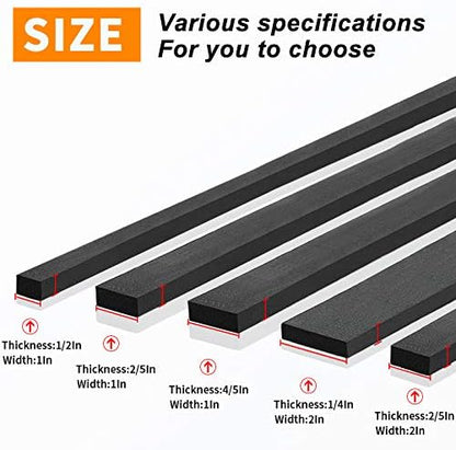 Weather Stripping Door Seal Strip for Doors and Windows, 1In x 1/8In x 33Ft x 2 Roll Foam Insulation Tape Self Adhesive,Sound Proof,Weatherstrip,Pipe Cooling, Air Conditioning Seal Strip - Colors A