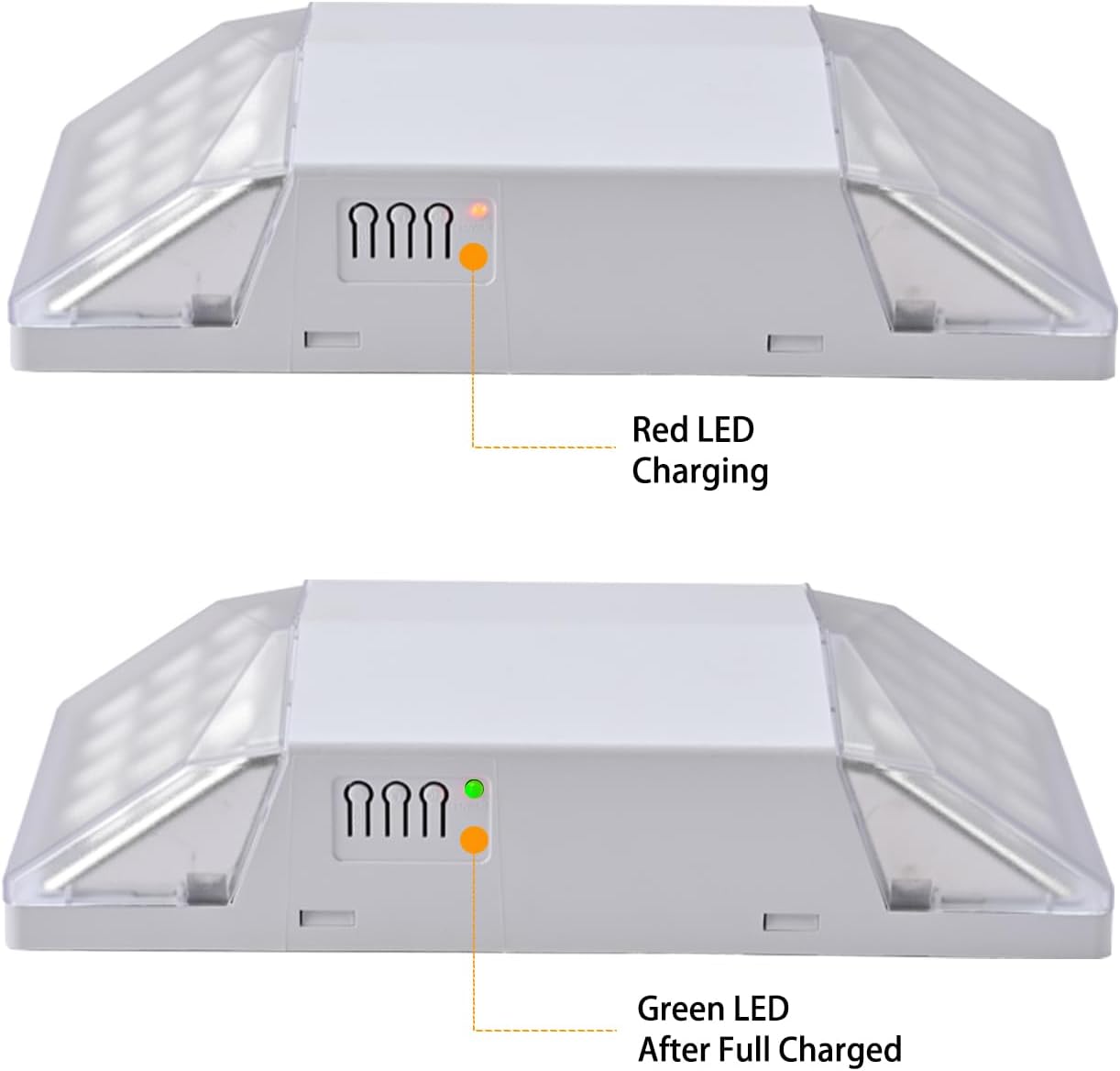 Plug in Emergency Lights for Business Home Power Failure 4Hours 300lm LED Commercial Emergency Light Fixtures with Battery Backup Rechargeable Adjustable Two Heads AC85-277V