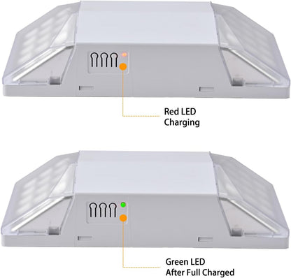 Plug in Emergency Lights for Business Home Power Failure 4Hours 300lm LED Commercial Emergency Light Fixtures with Battery Backup Rechargeable Adjustable Two Heads AC85-277V