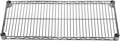 Shelving Inc. 12" d x 30" w Chrome Wire Shelving with 2 Tier Shelves, Weight Capacity 800lbs Per Shelf