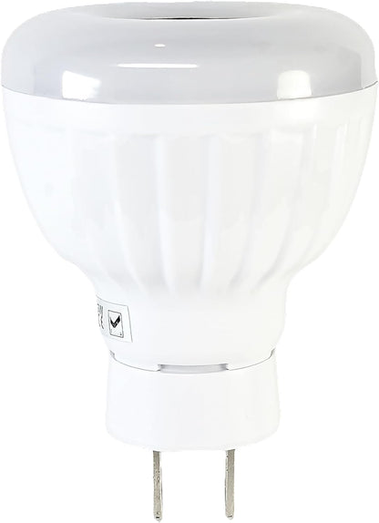 Bright Night Light LED Motion and Light Sensor AC Outlet Plug-in PIR Automatic Lamp Plug into Wall Dusk to Dawn 5W for Bedroom Garage Stairway Basement Hallway