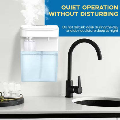 Automatic Soap Dispenser Touchless,Rechargeable Foaming Soap Dispenser,15oz/420ml Smart Hand Soap Dispensers,4-Level Adjustable,Wall Mount for Bathroom Kitchen Dish Soap