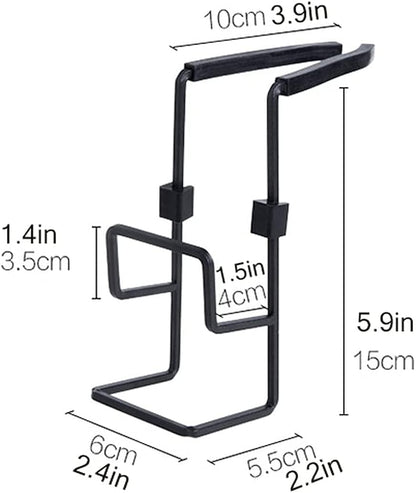 Sink Caddy Sink Sponge Holder - Faucet Rack Shower Tray - Kitchen and Bathroom Metal Organizer Hanging Fix Around Faucet