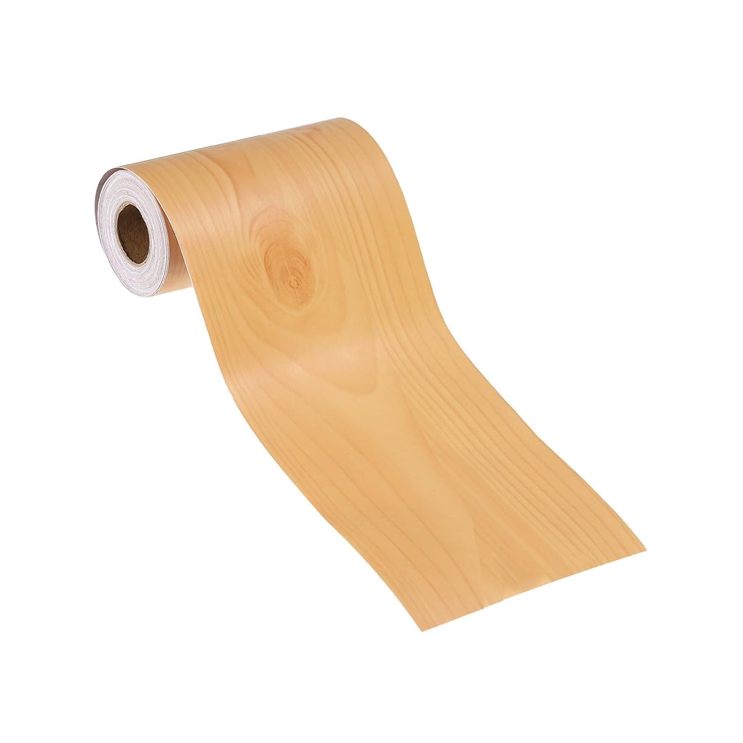 PATIKIL Self Adhesive Wood Grain Repair Tape 33'x 3", Multi-Use Realistic Wood Grain Repair Patch for Furniture Floor Door Table Chair Windows Handicraft DIY, Yellow Teak