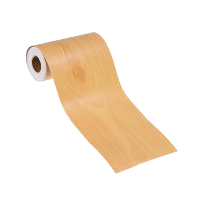 PATIKIL Self Adhesive Wood Grain Repair Tape 33'x 3", Multi-Use Realistic Wood Grain Repair Patch for Furniture Floor Door Table Chair Windows Handicraft DIY, Yellow Teak