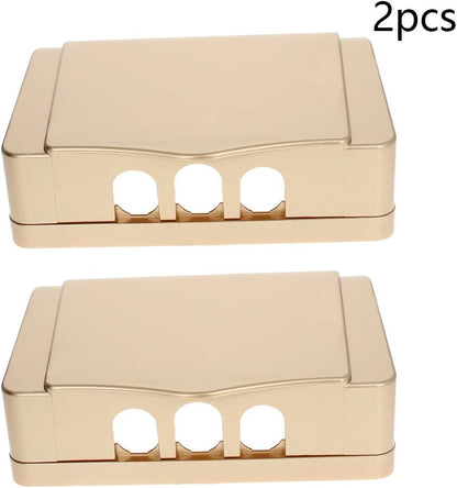 Fielect 2Pcs Weatherproof in Use Outlet Cover Plug Receptacle Protector for Retrofit Siding Construction Transparent 118 Type 210x100x47mm