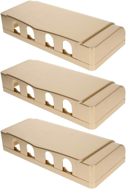 Fielect Weatherproof in Use Outlet Cover Plug Receptacle Protector for Retrofit Siding Construction White 120 Type 137x145x48mm 3Pcs
