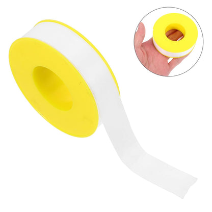 ibasenice PTFE Thread Seal Tape 1 Roll Waterproof Plumbing Tape for Pipes and Tanks Easy to Install for Household and Industrial Use