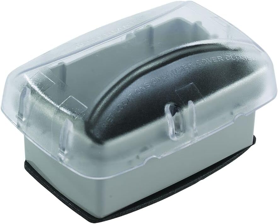 Intermatic WP3100C Weatherproof Electrical Outlet Cover - Extreme Temperature Resistance, Heavy-Duty Construction, Versatile Design & Multi-Configurable, Easy Install, Secure Fit for Outdoor in-Use