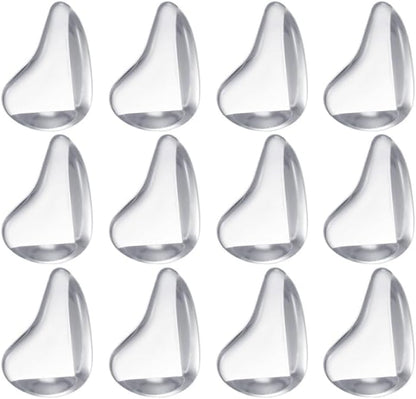 Transparent -Proof Corner Guards 12Pcs Clear Furniture Corner Protectors 1.18X0.78X0.70In Child Safety Bumpers for Tables Desks Cabinets