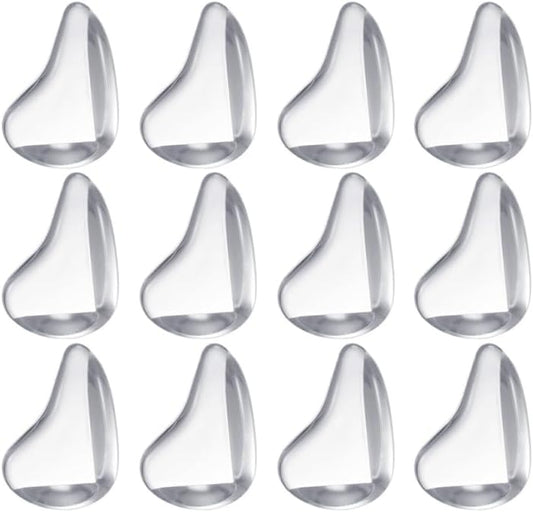 Transparent -Proof Corner Guards 12Pcs Clear Furniture Corner Protectors 1.18X0.78X0.70In Child Safety Bumpers for Tables Desks Cabinets