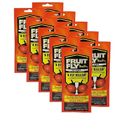Fruit Fly BarPro – 4 Month Protection Against Flies, Cockroaches, Mosquitos & Other Pests – Non-Toxic & Portable for Indoor & Outdoor Use
