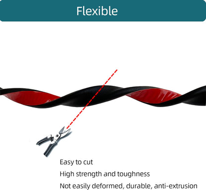 D Shape EPDM Foam Rubber Seal with Tape, Self-Adhesive Rubber Weather Stripping for Boat, Auto, RV, Marine, Garage Doors/Window and More, W:0.75"; H:0.375"; L:26Feet