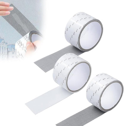 Upgraded Strong Adhesive Screen Repair Tape, 2024 New 2" x 80" Screen Repair Kit Window Fiberglass Mesh Screen Repair Tape, Self-Adhesive Screen Window Repair Patch for Doors, Windows
