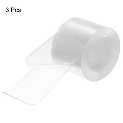 HARFINGTON Double Sided Nano Tape 10FT x 2" x 0.04" Multipurpose Removable Clear Mounting Tape Washable Waterproof Picture Hanging Adhesive Strips for Walls Carpets Posters Decor