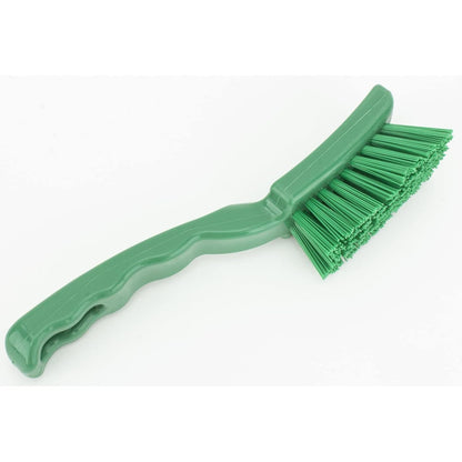 SPARTA 41395EC09 Plastic Scrub Brush, Detail Brush, Kitchen Brush With Hanging Hole For Cleaning, 7 Inches, Green