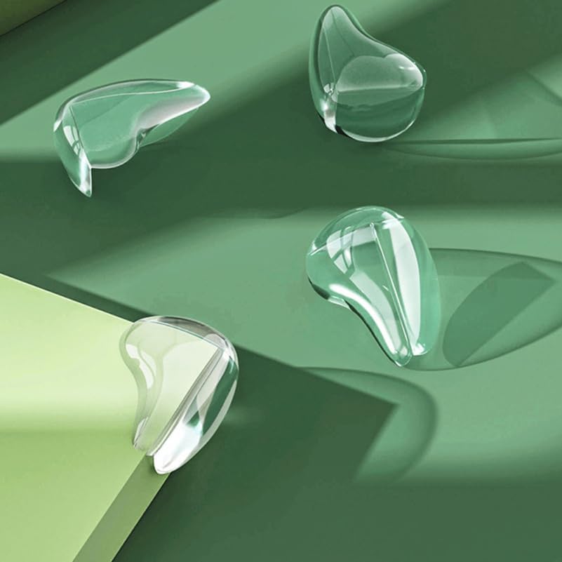 Transparent -Proof Corner Guards 12Pcs Clear Furniture Corner Protectors 1.18X0.78X0.70In Child Safety Bumpers for Tables Desks Cabinets