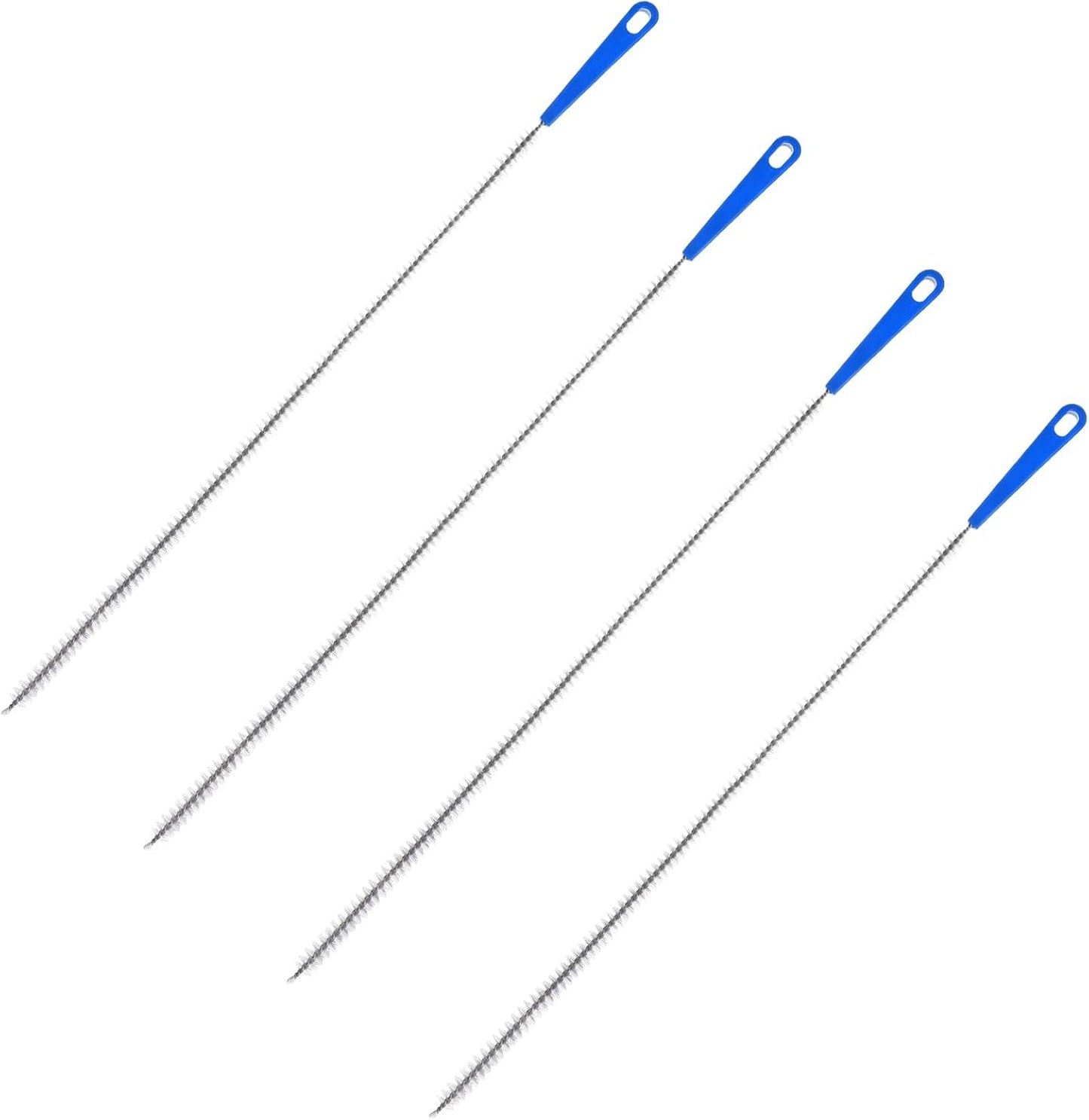 17 Inch Sink Drain Overflow Cleaning Brush Household Sewer Hair Catcher Bendable Long Pipe Cleaners Flexible Clog Remover Tool for Toilet Kitchen Shower Bathroom Tub Sewer