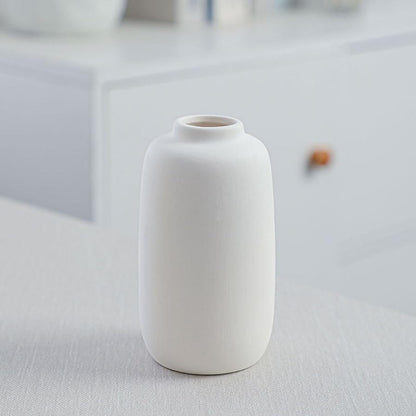 Daittin Small Ceramic Vase Set, Mini Flower Vases for Home Decor, Aesthetic Table Centerpieces for Living Room Bedroom Bathroom Shelf (Style-5)