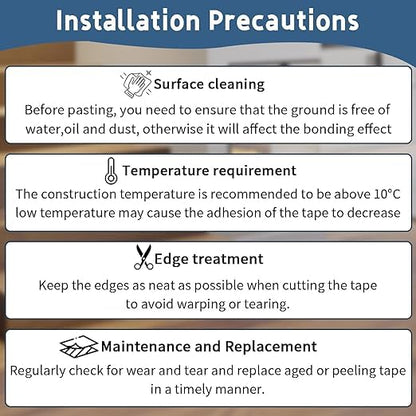 Waterproof Tape for Pools, 2" x15FT Heavy Duty Anti Slip Stair Treads Outdoor Tape Non-Slip Rubber Grip Tape Shower Strips Slip Resistant Tape Traction Tape for Stairs Showers Bathroom Trails