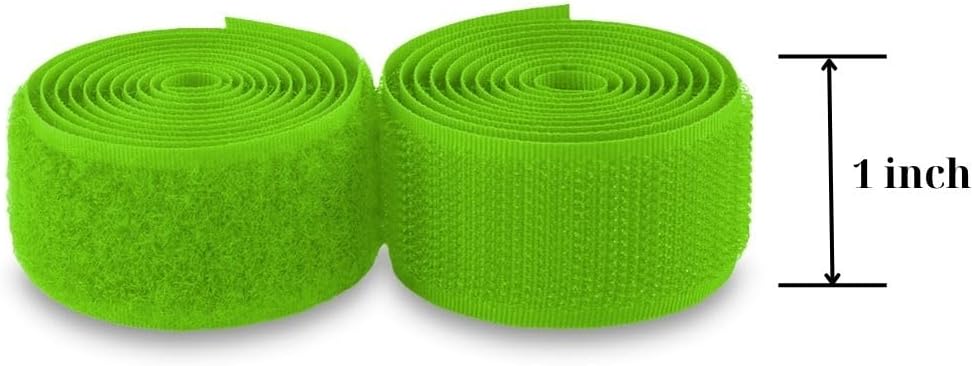 1 inch Black Hook and Loop Tape 1 Yd Self Adhesive Tape Sticky Back Heavy Duty Fastener Ideal for Window Fixing Net Carpets DIY Project Handmade Craft Home Office